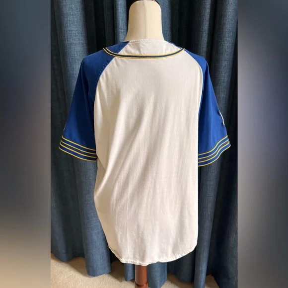 Vintage 1995-96 Season St. Louis Blue’s Hockey STARTER Shirt size L - Picture 5 of 8